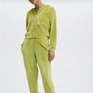 Fabletics Velour Jogger Track Suit